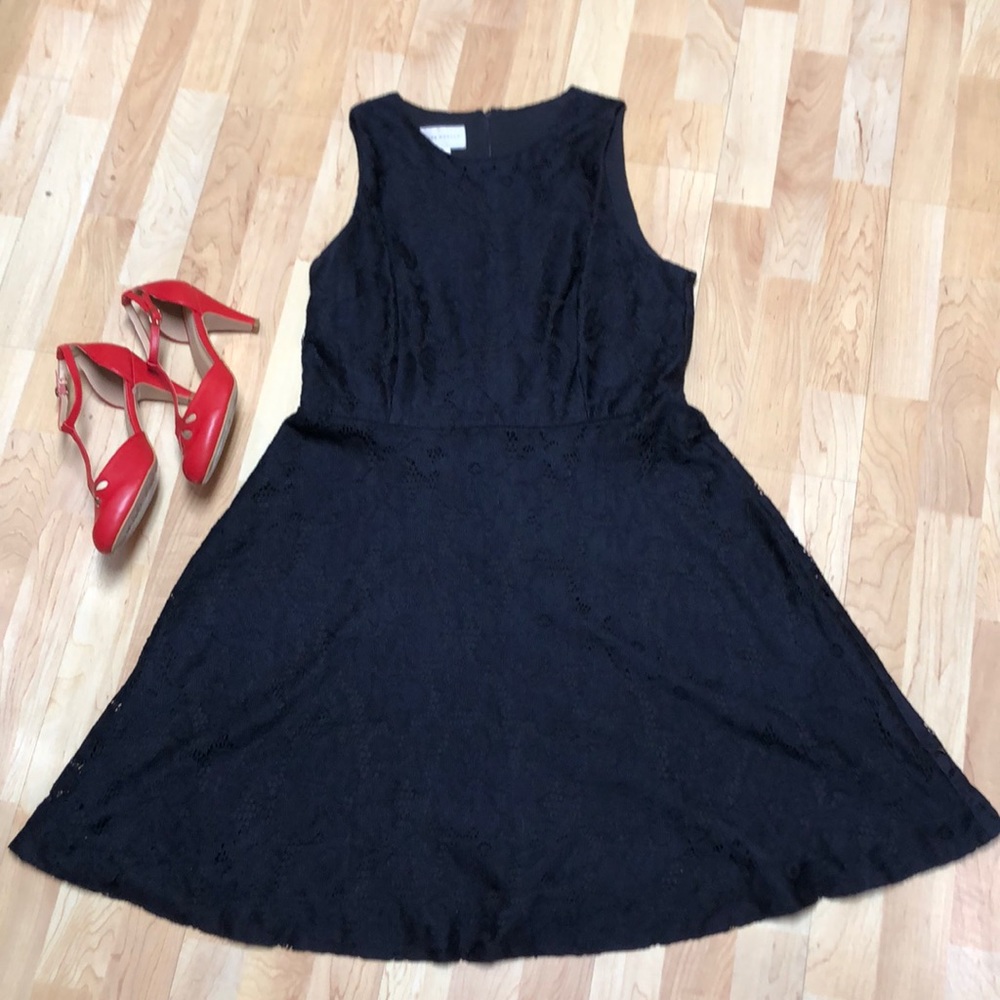 Donna Morgan Navy Lace Dress Size 14